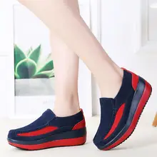 Женская прогулочная обувь; Замшевые слипоны; женские удобные лоферы; стильная женская прогулочная обувь с низким верхом