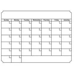 Новый магнитный календарь доска Объявлений Стираемый месяц день Планировщик Съемный DIY стикер