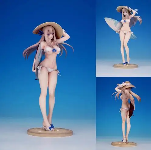 Najtaniej 22cm okręt wojenny dziewczyny R Sexy Lexington plaża strój kąpielowy rysunek figurka PVC kolekcja zabawek lalka anime model z kreskówki