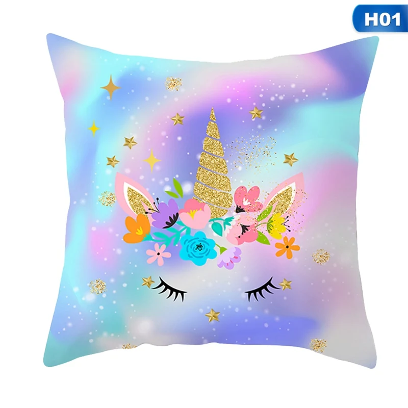 [ Arrival] Hologram Galaxy Unicorn Pillow Cover -Unicorn Fashion HTB1Vgt4XMaH3KVjSZFpq6zhKpXao