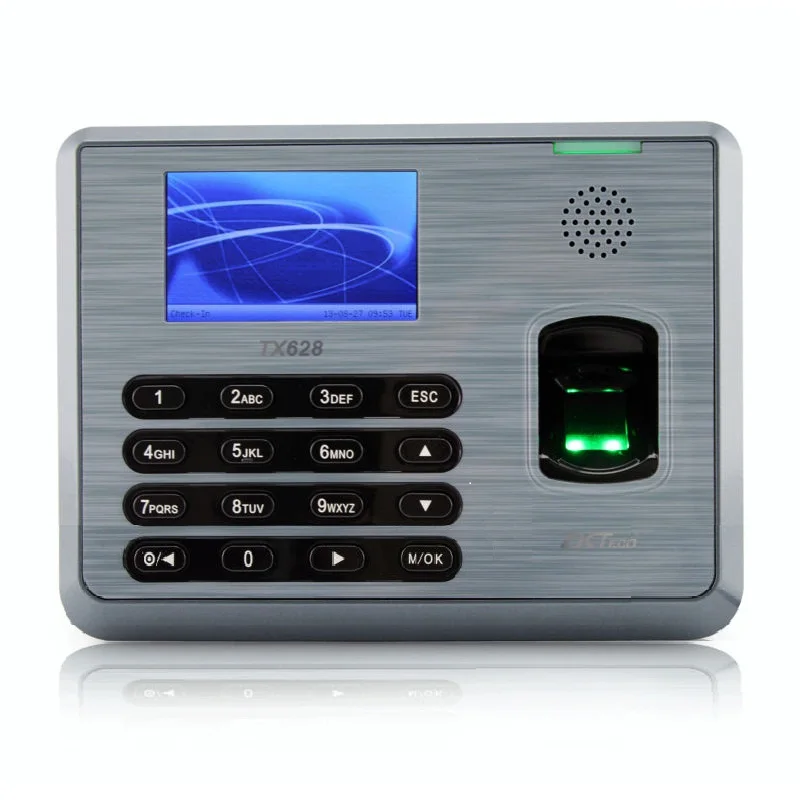 

New ZKSoftware Color LCD Biometric Fingerprint Time Attendance Machine TCP/iP RS232/485 TX628