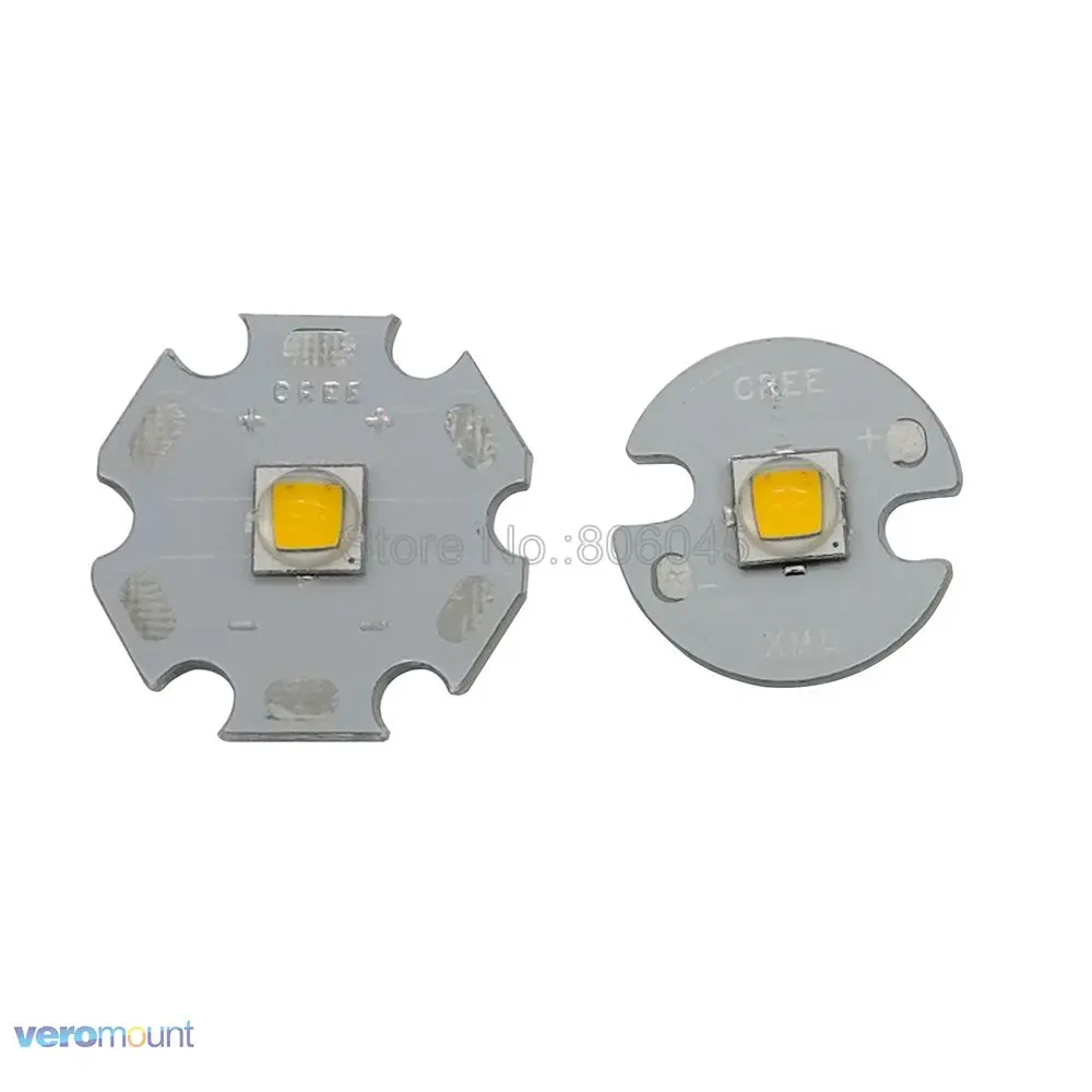 Cree XM L2 T6 10 Вт Холодный белый нейтральный теплый светодиодный излучатель 16 мм/20 мм