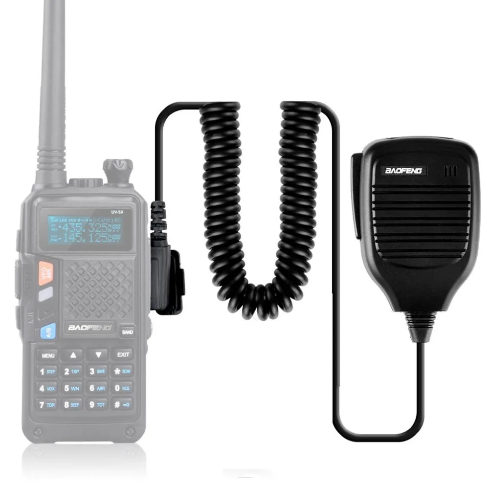 Baofeng Original PTT Handheld Speaker Two Way Radio Speaker Microphone for walk talkie Baofeng