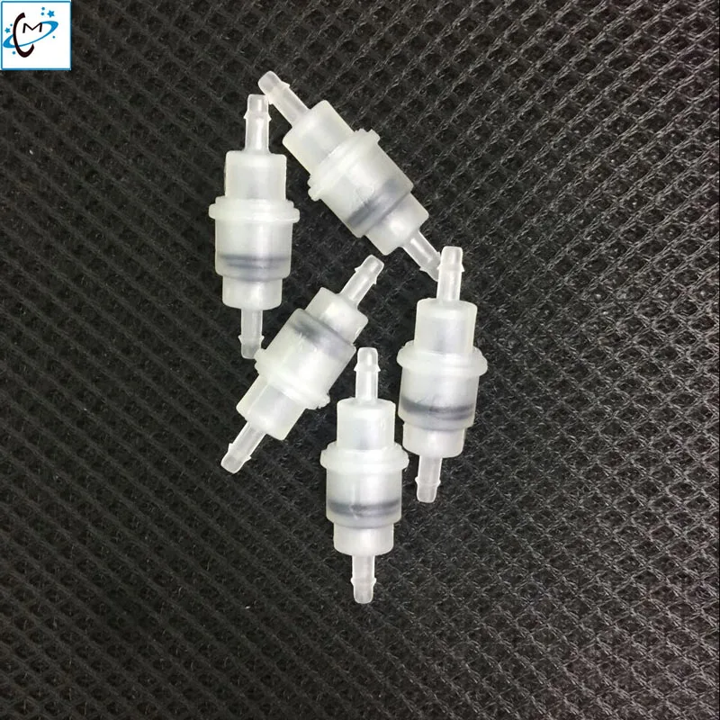 

8PCS inkjet printer JYY non-return valve one way valve for Wit color Gongzheng Plastic Septum Resistance check value 6mm*4mm