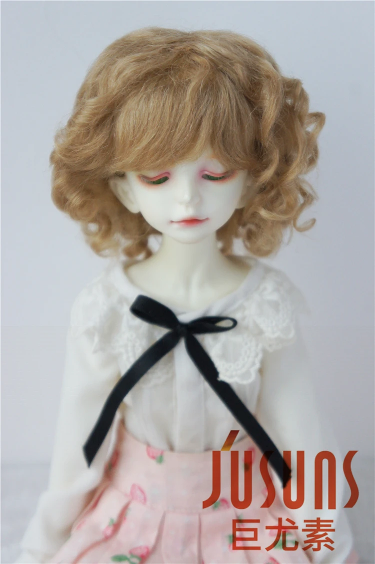 JD012 1/6 1/4 модный курчавый bjd парик мохера Размер 6-7 дюймов 7-8 дюймов bjd волосы YOSD MSD куклы аксессуары