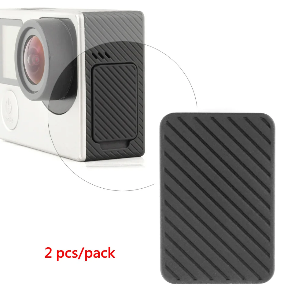 SOONSUN 2 шт./лот USB боковая крышка двери Замена для GoPro Hero 4 3+ 3 камеры черный и серебристый выпуск