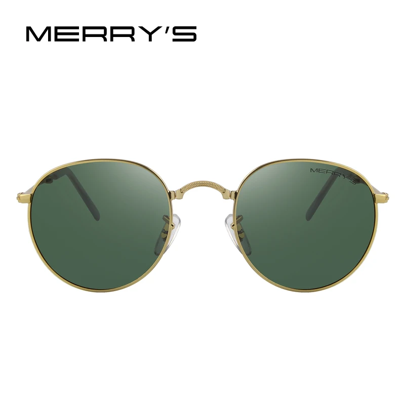 Merry's ретро женские сложенные солнцезащитные очки мужские классические Поляризованные Овальные Солнцезащитные очки S'8093
