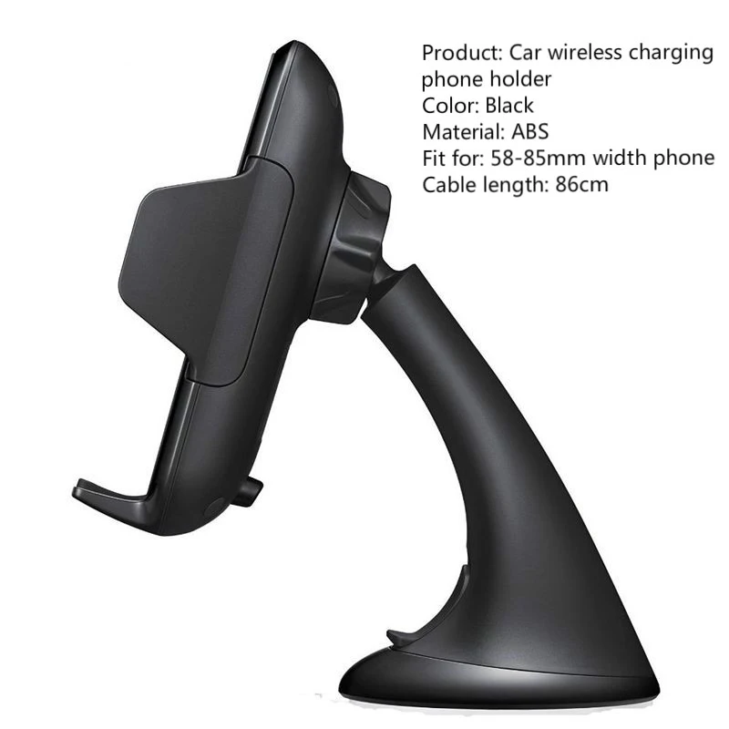 Fimilef Car Holder Fast Wireless Charger with Suction Cup Mount 2 in 1 Wireless Charger Mobile Phone Holder For Samsung S7 edge (3)
