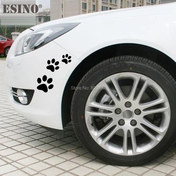 

60 x Funny Creative Lovely Car Stickers Dog Cat Paws Pet Animal Footprints Decoration Car Whole Body Stickers Decal Vinyl