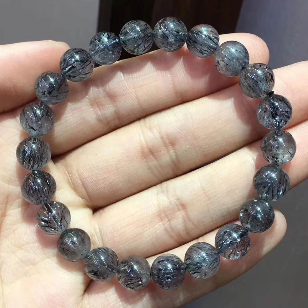 Natural Black Currant Super 7 Melody Quartz Fashion Bracelet (6)