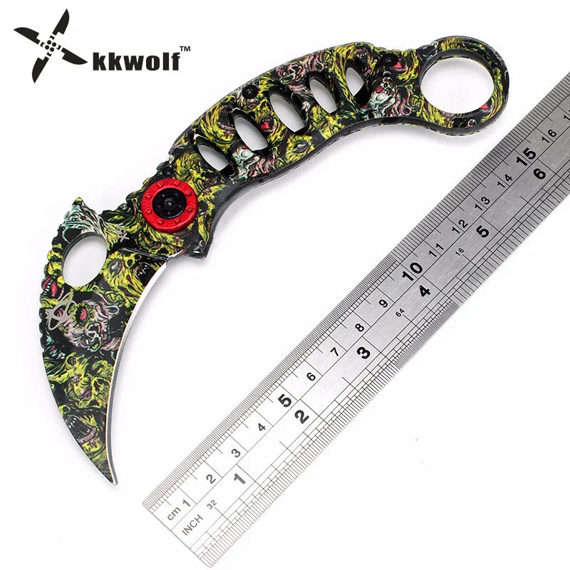 Kkwolf Multi Tool Складной нож MK3 керамбит тактический карман коготь ножи scamping охотничий нож Открытый Отдых EDC Бесплатная доставка