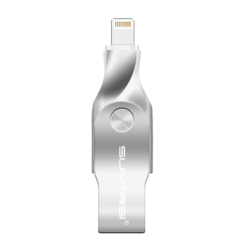 Suntrsi USB флеш-накопитель для iphone 7 plus/7/6s/5S флеш-накопитель 32 Гб 64 Гб 128 ГБ флеш-накопитель Lightning Usb 3,0 USB флешка для MFi iOS10