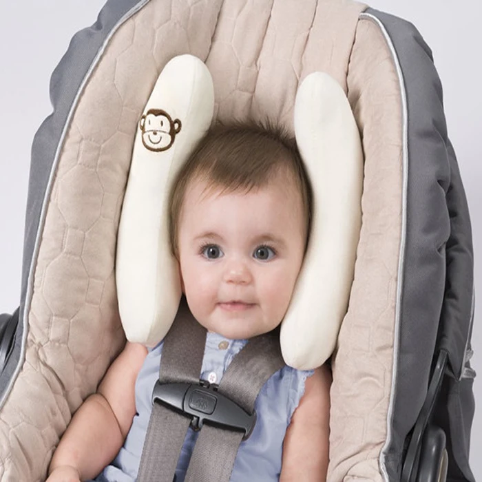 Baby Car Seat Stroller Neck Head Support Travel Headrest Cushionin