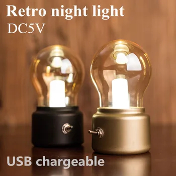 

Night light DC5V USB chargeable warm white led BULB LIGHT with pole switch Romantic decorative lights 1pcs free ship holiday led