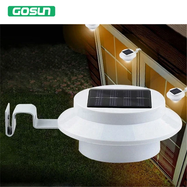 New Arrival 3 Leds Light Sensor Control Solar Ed Fence Gutter 3 Leds Light Sensor Control Solar Ed Fence Gutter Lights Outdoor