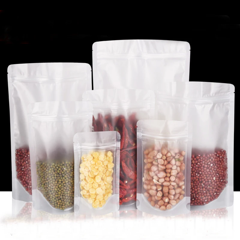 

Stand up bag,Frosted Surface Clear Stand Up Zip Lock Stand up bag, tea bag, Food Packaging Bag 100pcs/lo't