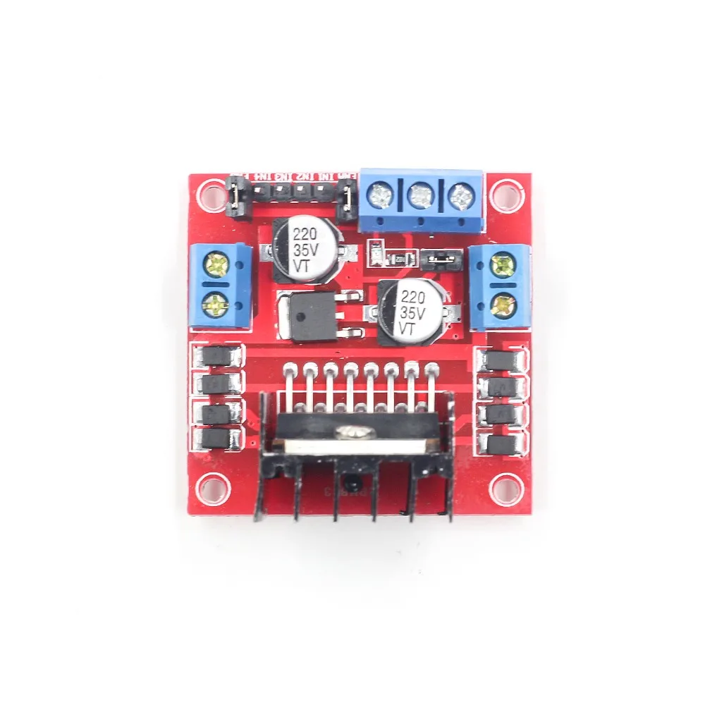 1 шт. двойной H Мост постоянного тока шаговый двигатель привод плата контроллера Модуль L298N для Arduino