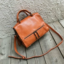 HIIYAA кожаная сумка женская наплечная сумка верхний слой кожа растительного дубления Дикий Классический Профессиональный ретро