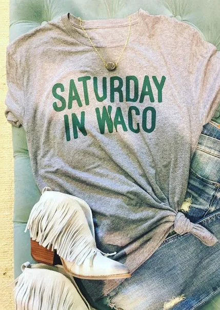 Saturday In Waco T-Shirt without Necklace