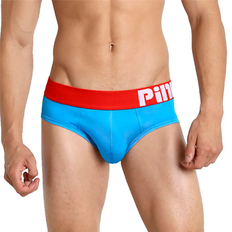 Breathable Boxer Brief Sexy Mens Underpants Briefs Shorts Pouch Soft Cotton Underwear comfortable Swim Briefs #2H25 (79)