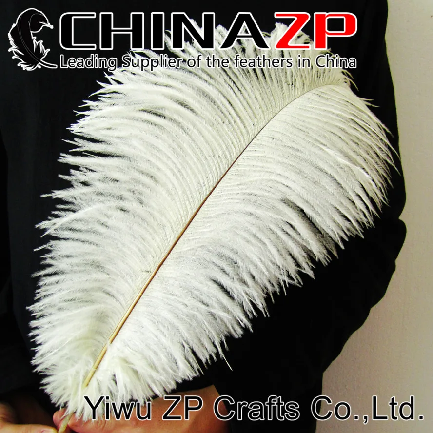4045cm Cream Color Ostrich Large Drab Wholesale Feathers (bulk) (2)