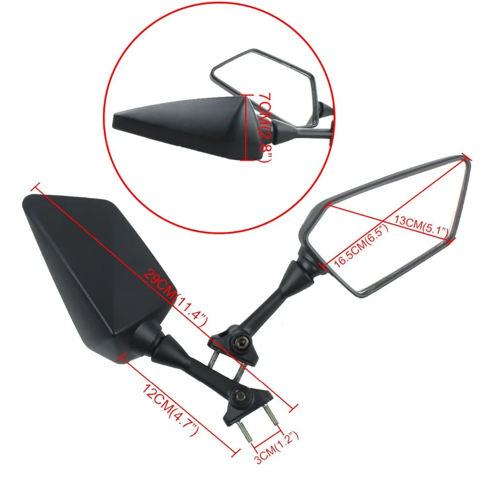 ПП Оболочки Зеркала Заднего Вида Пригодный Для KAWASAKI NINJA EX250 2008 2009 2010 2011 2012 |