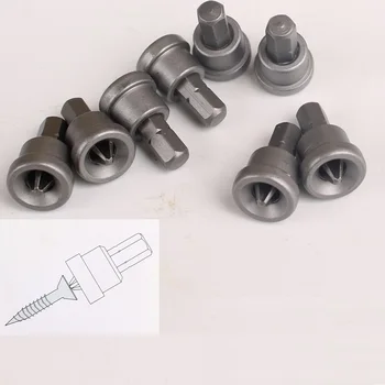 

10PCS Depth Stop Plasterboard Screws Locating Screwdriver Bits PH2 Hex Shank Drywall Dimpler Bits Drilling Bits Set