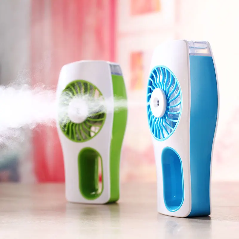 Ventilador recargable Mini humidificador Ventilador de difusor del aceite esencial Ventilador USB ventiladores difusor de Aroma de aire Ventilador aire acondicionado