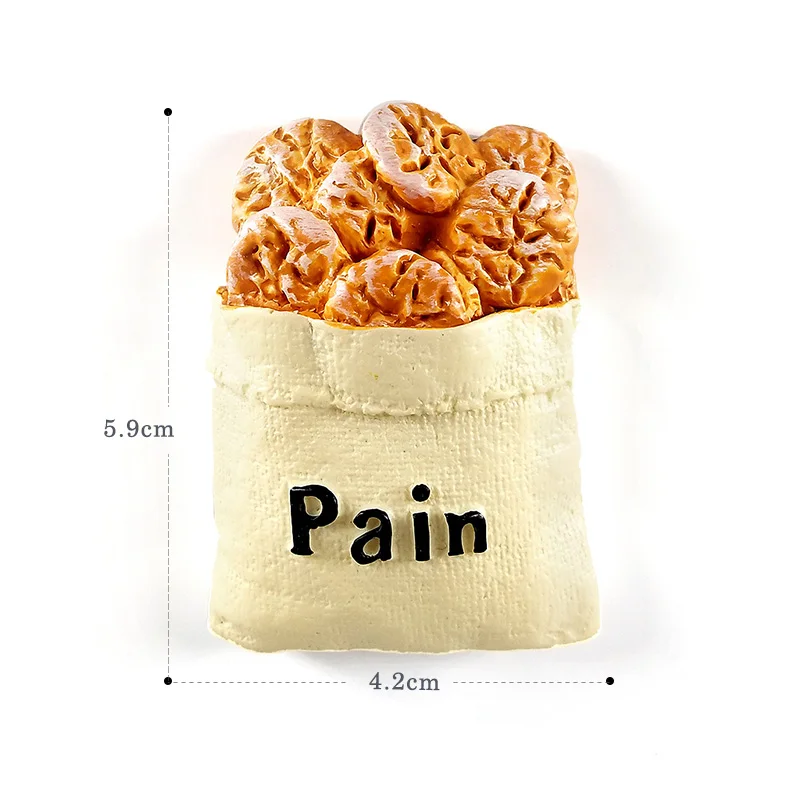 1 шт. магнит для завтрака, хлеба, яиц, холодильника, мультяшная пищевая белая доска, наклейка, магниты для холодильника из смолы, аксессуары для украшения дома DIY