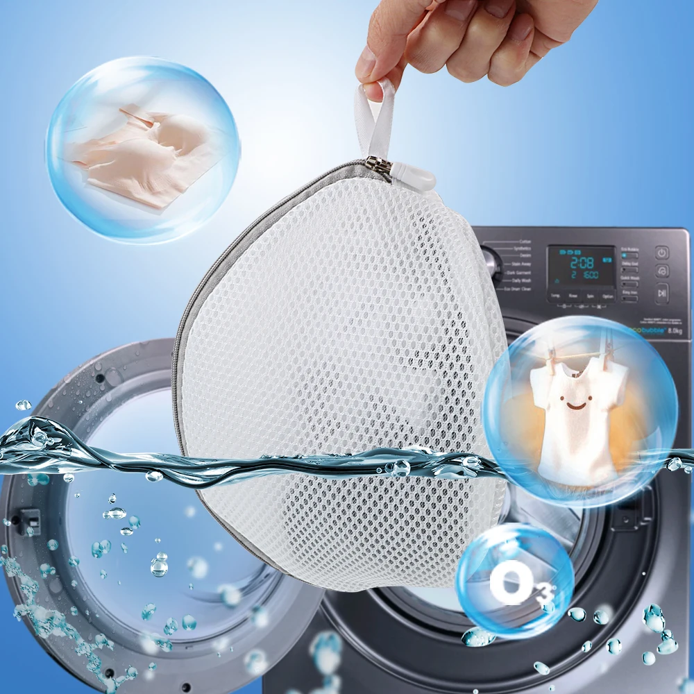 

Women Bra Underwear Lingerie Laundry Washing Bags Mesh Clothes Sock Washing Aid Net Zip Bags Hosiery Saver Bras Protector