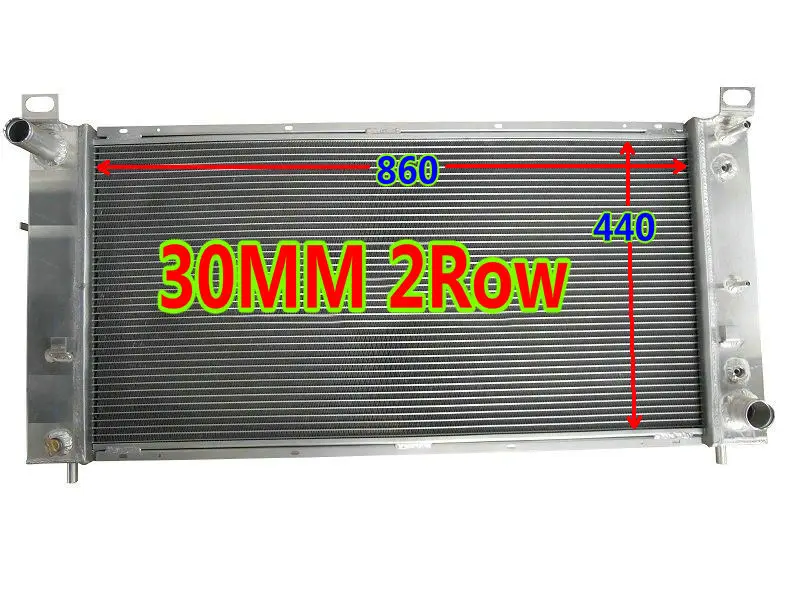 

NEW Aluminum Radiator for Chevrolet Silverado Avalanche Tahoe GMC YUKON Suburban CADILLAC ESCALADE 4.8/5.3/6.0/6.2L V8 2000-2013