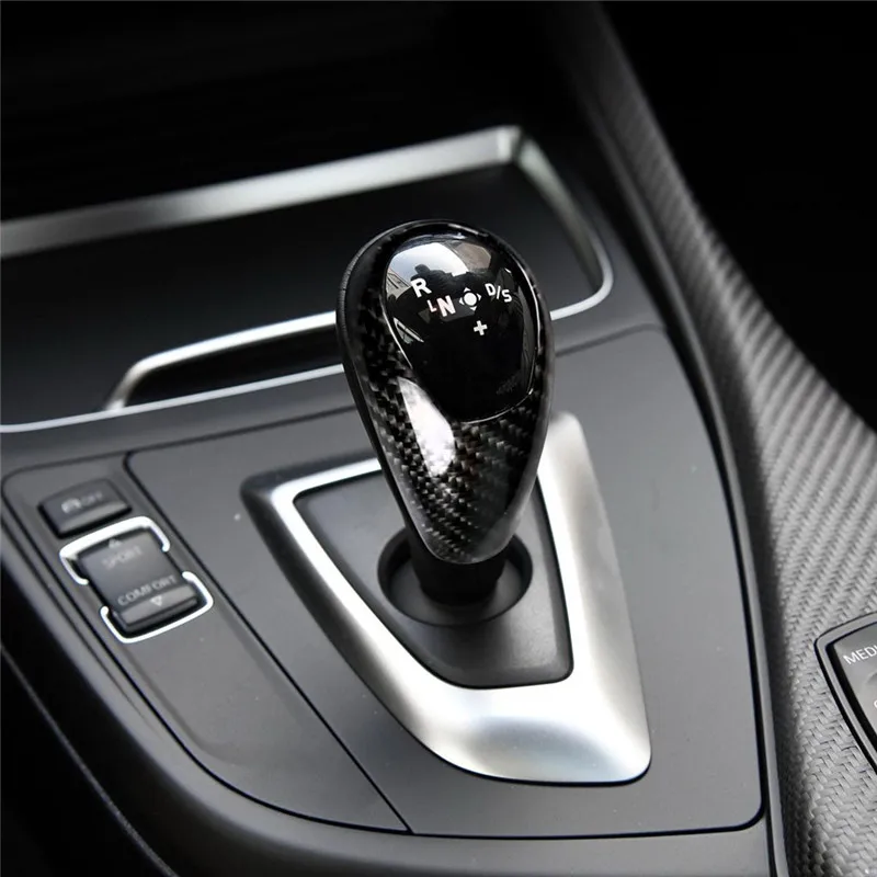 

Replacement Style for Decoration Protection for BMW M2 F87 M3 F80 M4 F82 F83 M5 M6 Carbon Fiber Gear Shift Knob Head Cover Trim
