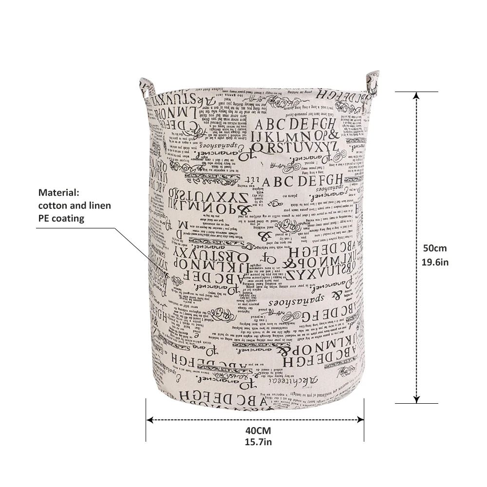 Складная складная корзина для белья большая емкость ведро корзина для белья холст грязная одежда Органайзер с ручкой Корзина 1 шт