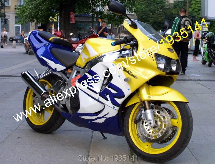 Набор обтекателей для мотоциклов Honda CBR 900RR 919 98 99 CBR900 900 RR 1998 CBR919RR желтый синий