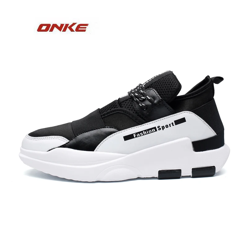 2018 l Man Heavy Bottom Cozy Sneaker Trail Damping Newest Elasticity Running Sports Shoes Male Breathable Red Color 39-44 Size