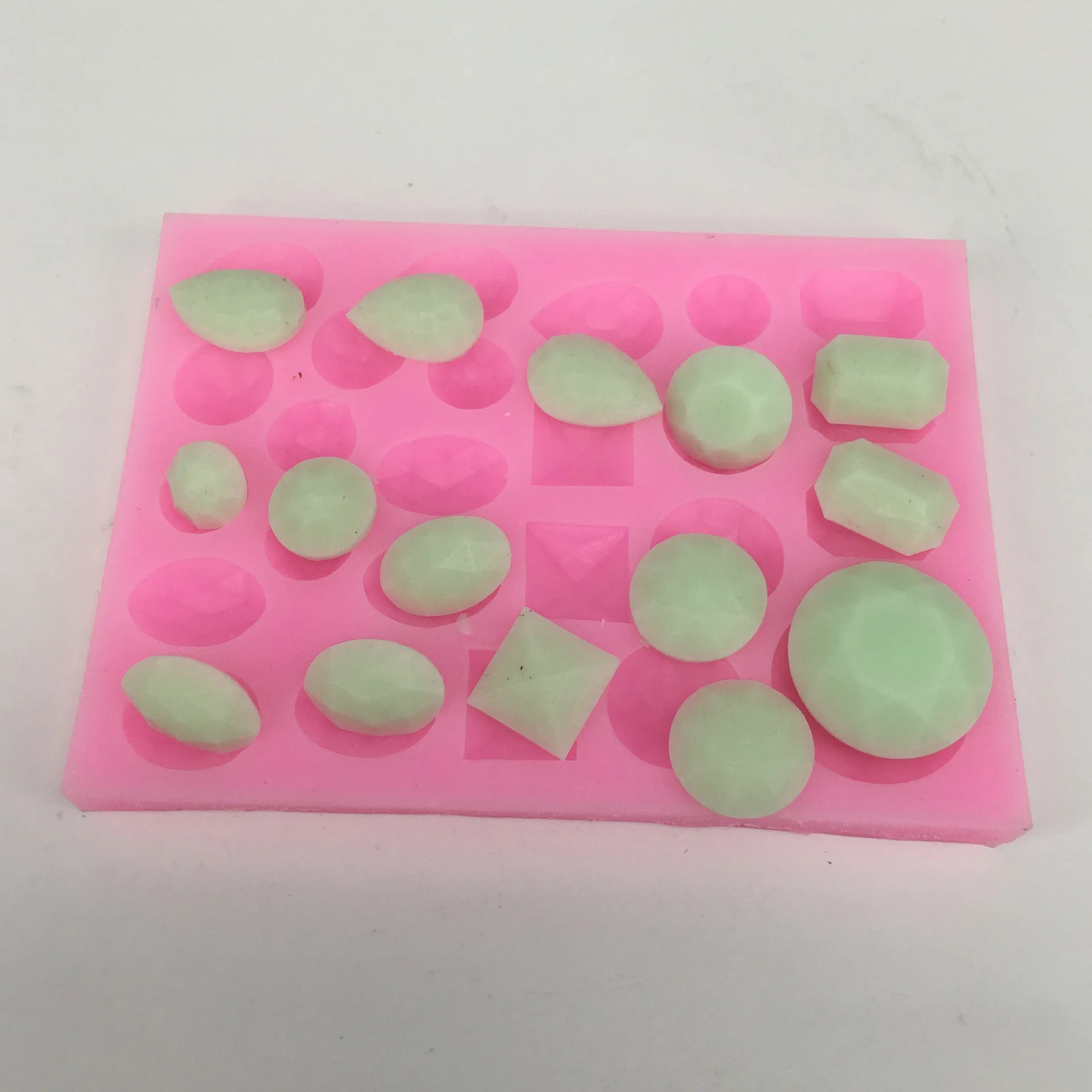 Diamond mould for Cake Decorating Sugar Chocolate Fondant Making Handmade Resin Craft Small Soap Silicone mold