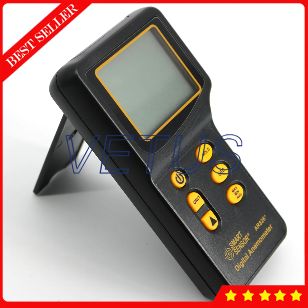 

AR826Digital Anemometer wind speed meter with range 0~45m/s hot sale