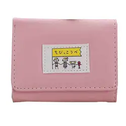 Для женщин милый мультфильм печати кошелек Малый молнией кошелек Brand Разработанный искусственная кожа женские держатель для карт бумажник