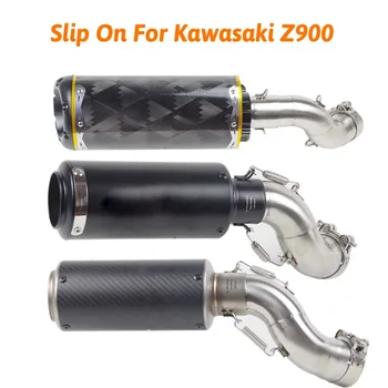 

For Kawasaki Z900 Racing Motorcycle Exhaust Middle pipe System Case For Kawasaki Z900 Muffler Pipe Front Header Pipe Tube