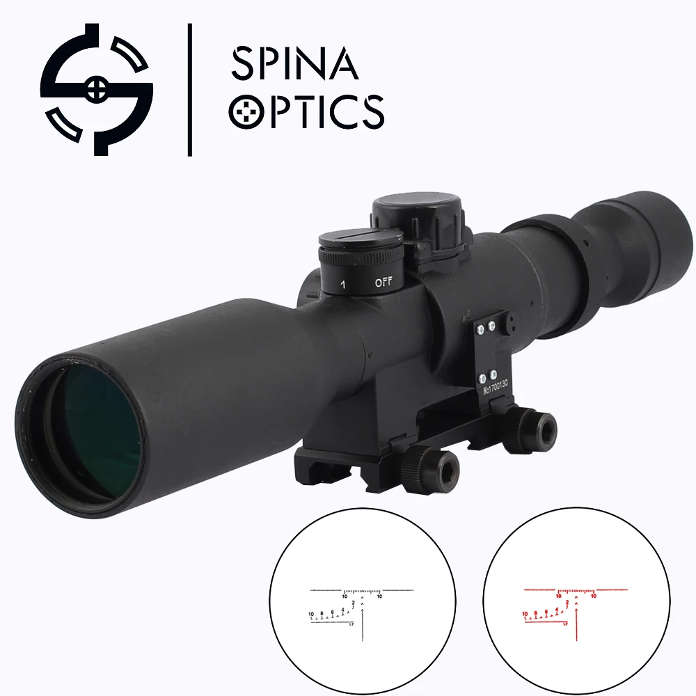 

SPINA OPTICS tactical 3-9X42 Hunting Rifle Scopes Optics Sight Hunting scope red dot light 11mm/20mm wave rail base riflescope