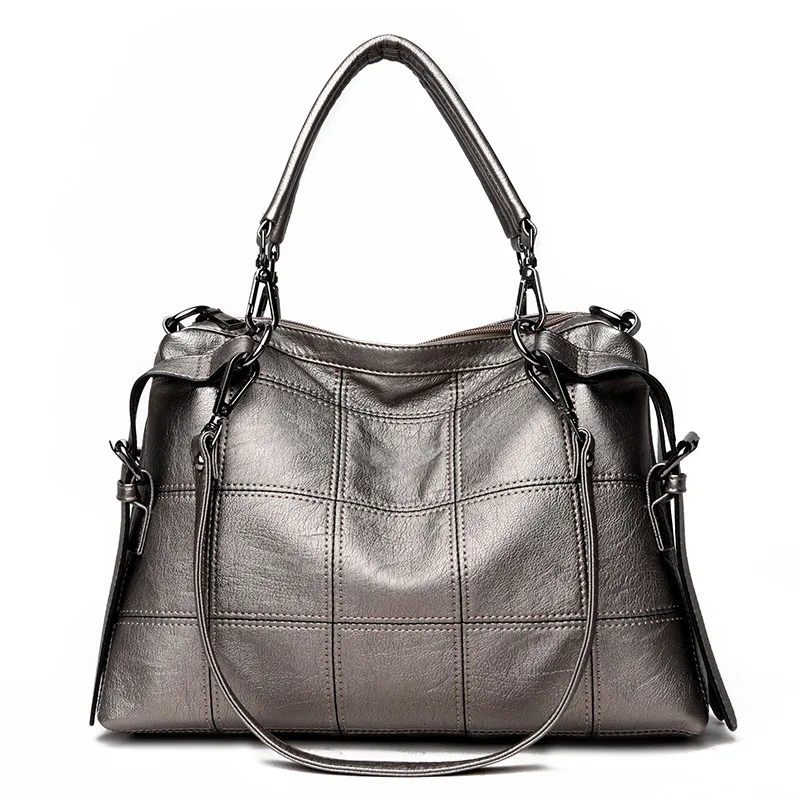 SGARR роскошные женские сумки из натуральной кожи, модные дизайнерские сумки на плечо, большая вместительность,, женские повседневные сумки через плечо - Цвет: bronze