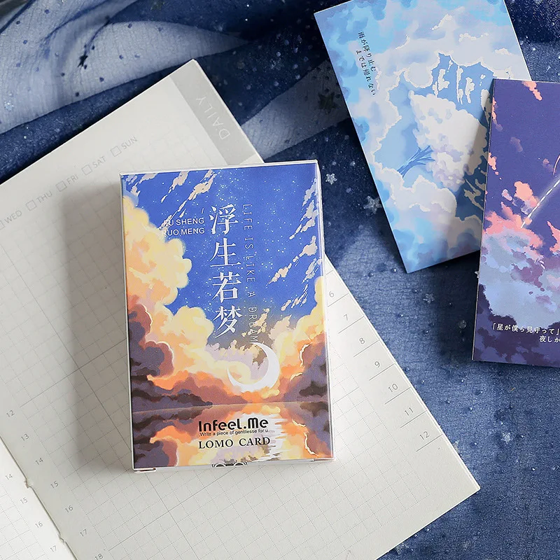28 листов/набор новинка жизнь похожа на Dream Lomo Card мини Открытка открытка с подарком
