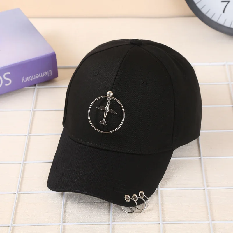 Кепки с кольцами бейсболки женские мужчины snapback Шапки классическое поло Стиль