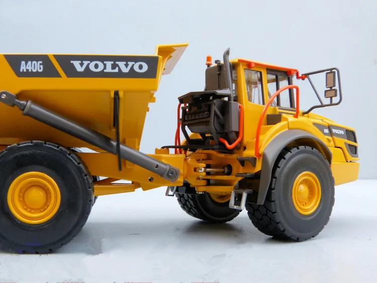 Коллекционная литая Игрушечная модель MOTORART 1:50 VOLVO A40G шарнирный самосвал для горнодобывающей промышленности, инженерное оборудование, украшение