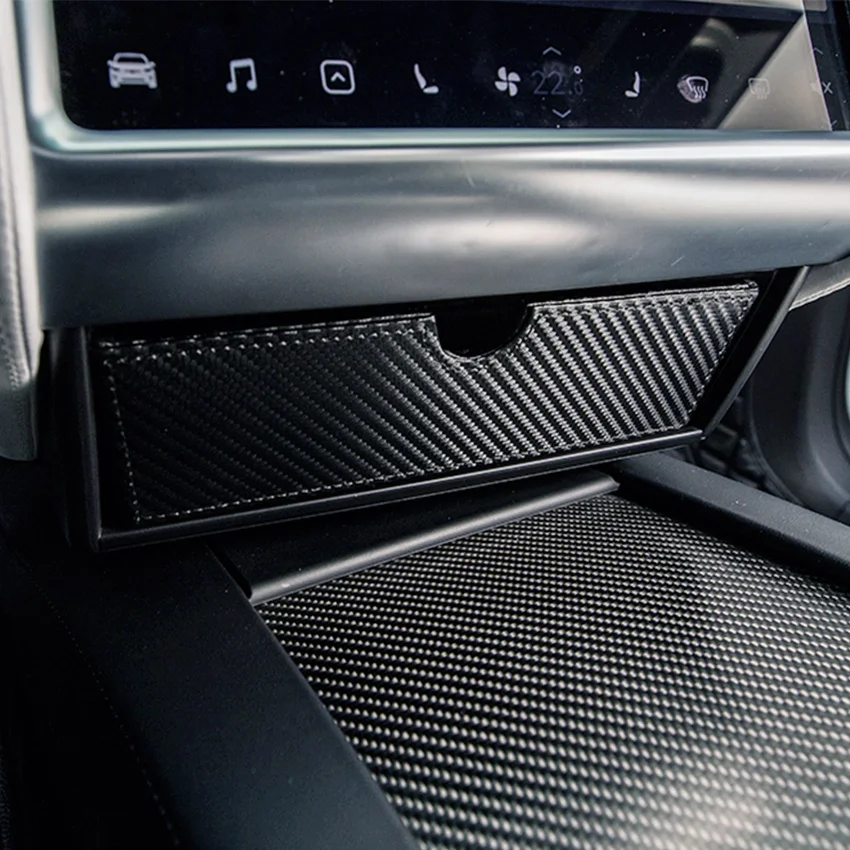 

Multifunctional Car Central Console Storage Box Drawer Container Fit for Tesla Model S X Car Organizer Accessories New