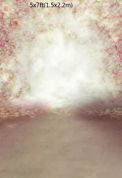

pink flower backdrops for photography pink floral painting poetry photo background baby kid photocall cute XT-6754