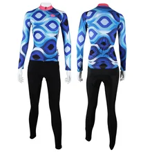 Женский дышащий с длинным рукавом Майки для велоспорта синие глаза велосипедная одежда мозаики велосипедная одежда Размер XS-6XL