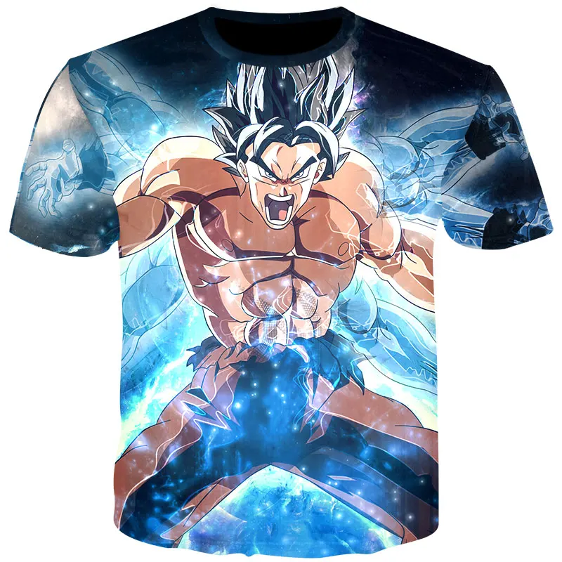 YOUTHUP Летние футболки мужские с принтом аниме Dragon Ball 3D футболка Oogway Tees Master Roshi Мужская футболка уличная одежда размера плюс - Цвет: pattern 21