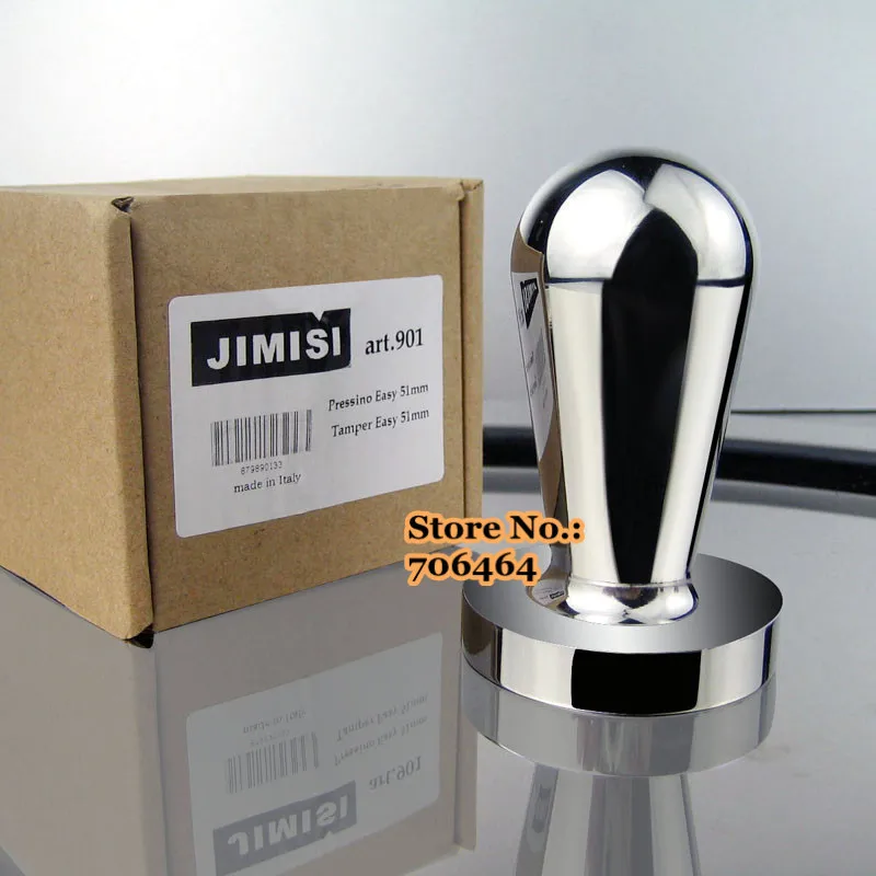 

Free shipping stainless steel Coffee tamper 51mm JIMISI semiautomatic coffee pressure powder Excellent quality competitive price