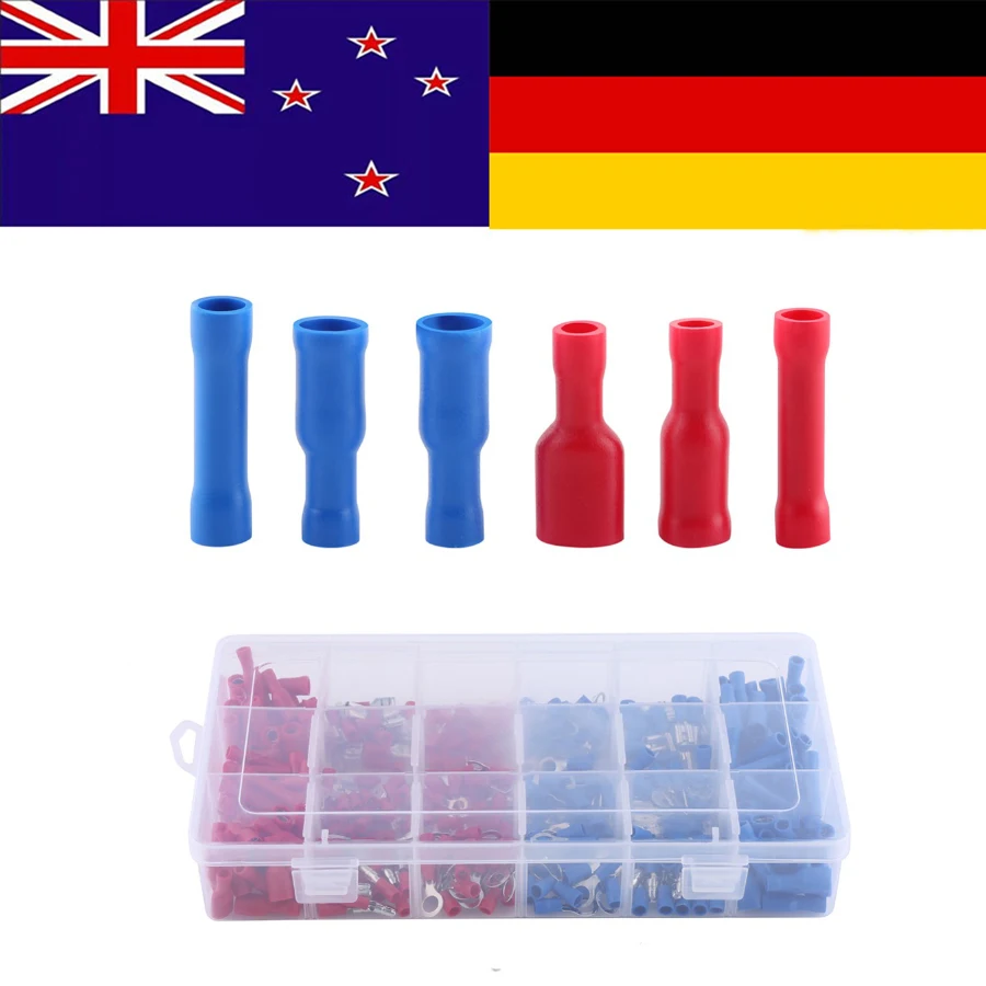 

360 PC/set Assorted Insulated Electrical Wire Terminal Crimp Connector Spade Set Kit conector electrico de cables wire connector